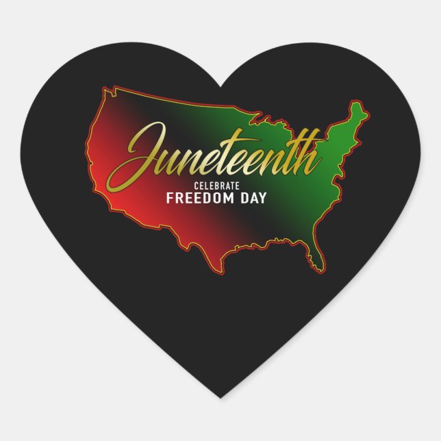 Juneteenth Classic Round Sticker (Front)