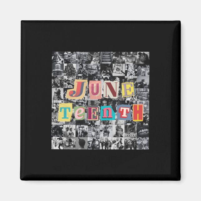 Juneteenth Collage  Magnet (Front)