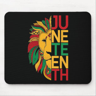 Juneteenth Cool Black History African American Fla Mouse Pad