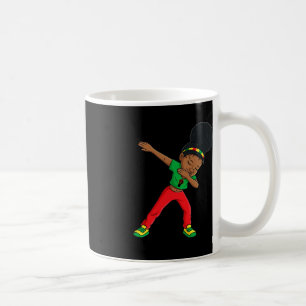 Juneteenth Dabbing Black Princess Cute Brown Skin Coffee Mug