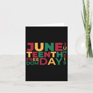Juneteenth Day Celebrate - Juneteenth Freedom Day Card
