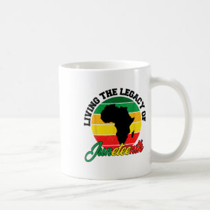 Juneteenth Day Lovers 2025 African American Roots Coffee Mug