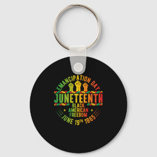 Juneteenth Emancipation Day Black History Keychain