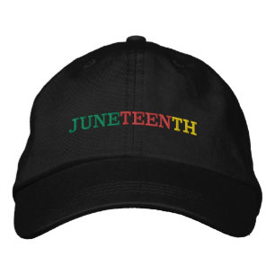 JUNETEENTH  EMBROIDERED HAT