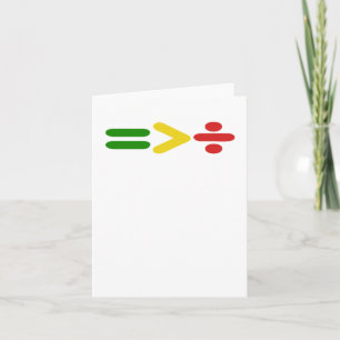 Juneteenth Equality Is Greater Than Division Afro  Card