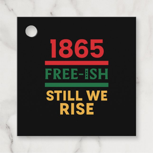 Juneteenth Favour Tags (Front)