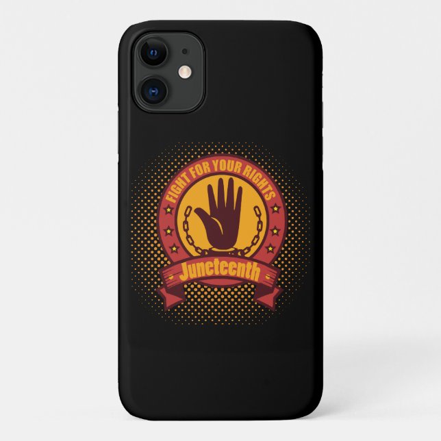Juneteenth fight for your rights Case-Mate iPhone case (Back)