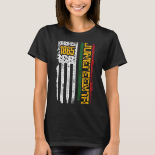 Juneteenth Flag 2023 Black History Vintage 1865 Ju T-Shirt