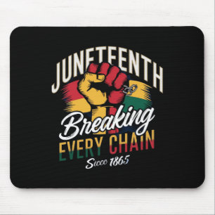 Juneteenth For African American Freedom 1865 Mouse Pad