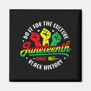 Juneteenth freedom day african june 19th black magnet