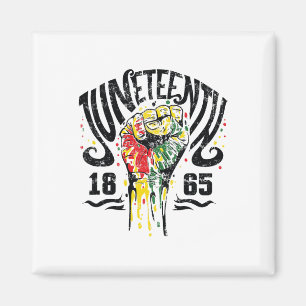 Juneteenth Freedom Day Afro African American June  Magnet