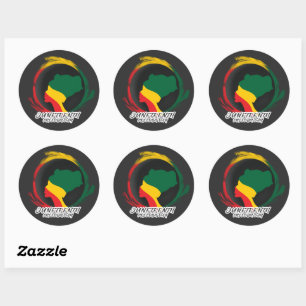 Juneteenth Freedom Day Black History  Classic Round Sticker