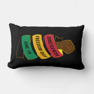 Juneteenth Freedom Day Black History Lumbar Pillow