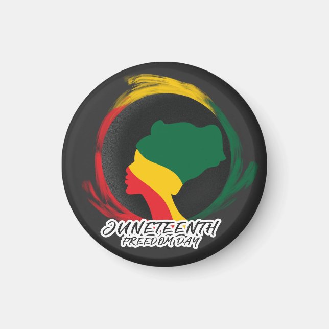 Juneteenth Freedom Day Black History Magnet (Front)