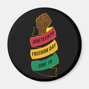 Juneteenth Freedom Day Black History Magnet