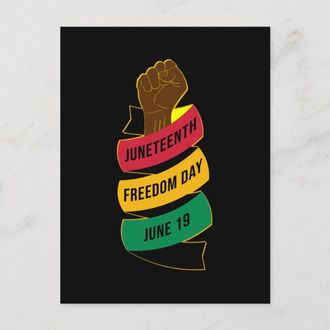 Juneteenth Freedom Day Black History Mouse Pad Postcard (Front)