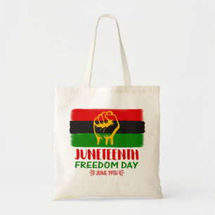 Juneteenth Freedom Day Black History Tote Bag