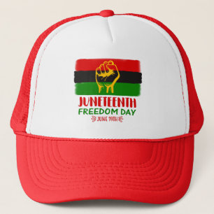 Juneteenth Freedom Day Black History Trucker Hat
