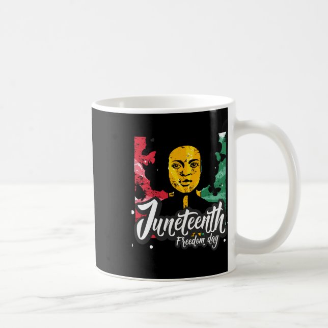 Juneteenth Freedom Day. Juneteenth Independence Coffee Mug (Right)