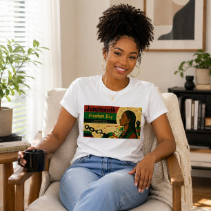 Juneteenth Freedom Declaration Double-Sided Design T-Shirt
