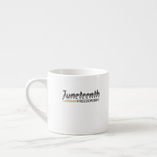 Juneteenth, Freedom of African American. Espresso Cup