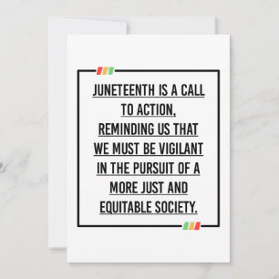 Juneteenth, Freedom of African American. Invitatio Invitation