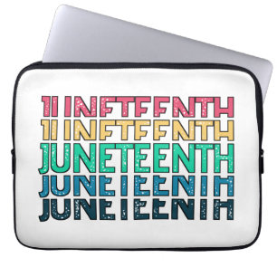 Juneteenth, Freedom of African American. Laptop Sleeve