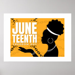 Juneteenth Freedom Poster 