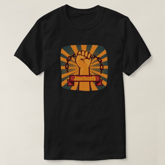 Juneteenth Freedom T-Shirt (Design Front)