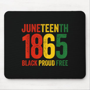 Juneteenth Freeish Since 1865 Black History Women Mouse Pad