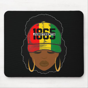 Juneteenth Hat Womens Independence Day Freedom Day Mouse Pad