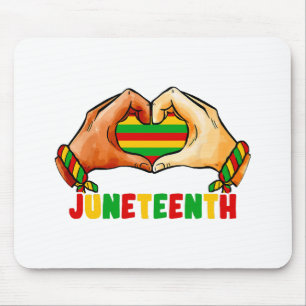 Juneteenth Heart Mouse Pad