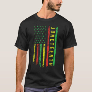 Juneteenth In A Flag For Black History African Ame T-Shirt