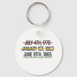 Juneteenth Independence Day Black History   Keychain