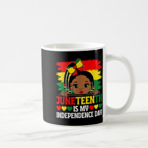 Juneteenth is Independence Day 1865 Afro Melanin Coffee Mug