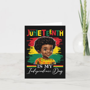 Juneteenth Is My Independence Day 1865 Afro Americ Card