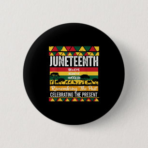 Juneteenth Is My Independence Day African 1865 Fre 2 Inch Round Button