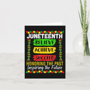 Juneteenth Is My Independence Day Black Pride Card