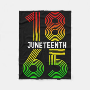 Juneteenth Is My Independence Day Black Pride Fleece Blanket