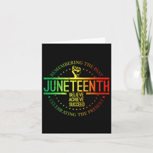 Juneteenth Is My Independence Day Black Pride Mela Card