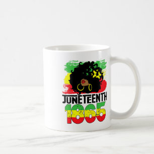 Juneteenth Is My Independence Day Black Women Free Coffee Mug