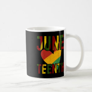 Juneteenth Is My Independence Day Free Black Women Coffee Mug