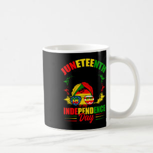 Juneteenth Is My Independence Day Gles Black Women Coffee Mug