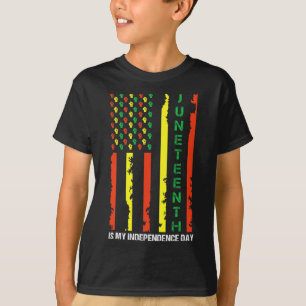 Juneteenth Is My Independence Day Juneteenth Black T-Shirt