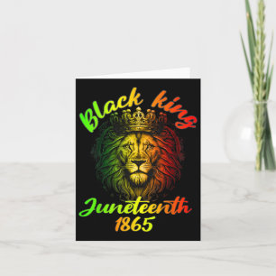 Juneteenth Is My Independence Day Lion Free Ish Si Card
