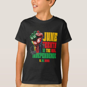 Juneteenth Is The Real Independence Day 1865 Pride T-Shirt
