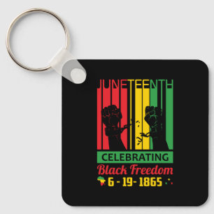 Juneteenth   June 19, 1865   Black Freedom Keychain