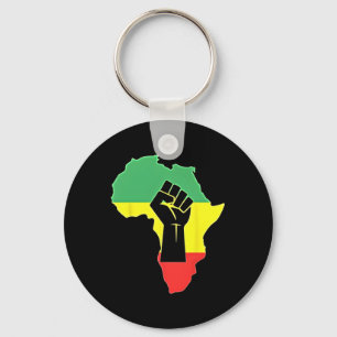 Juneteenth June 19th 1865 African American Heritag Keychain