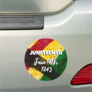 Juneteenth   June 19th Car Magnet