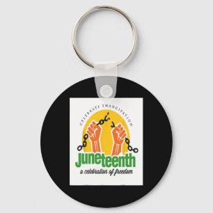 Juneteenth keychain